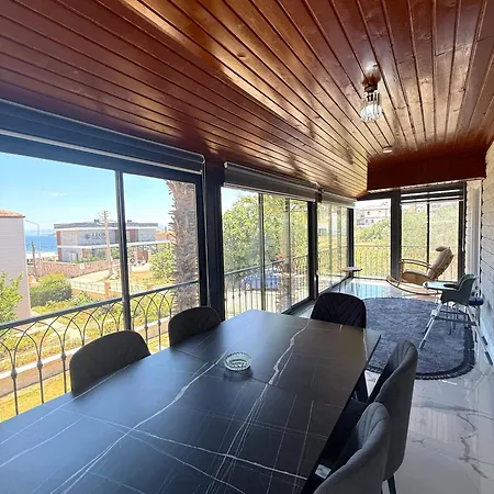Pearl Mansion-2 Sea View 3br Duplex Villa, Near Seaside In Cunda Apartment
